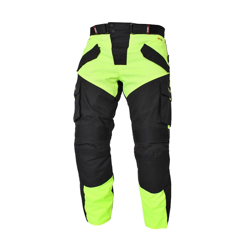 Kalhoty na moto RSA Tops černo-fluo žluté výprodej