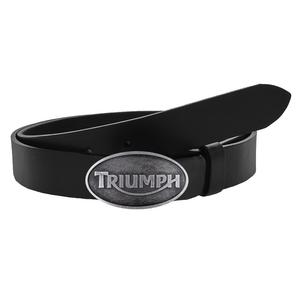 Kožený moto opasek se sponou Triumph