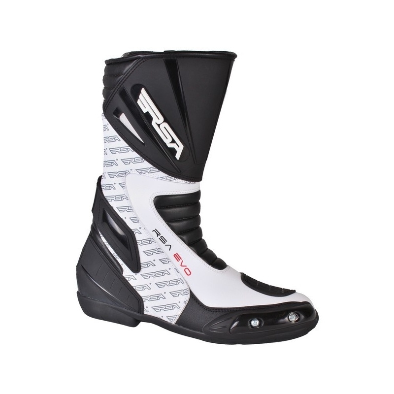 Boty na motorku RSA Evo černo-bílé - II. jakost
