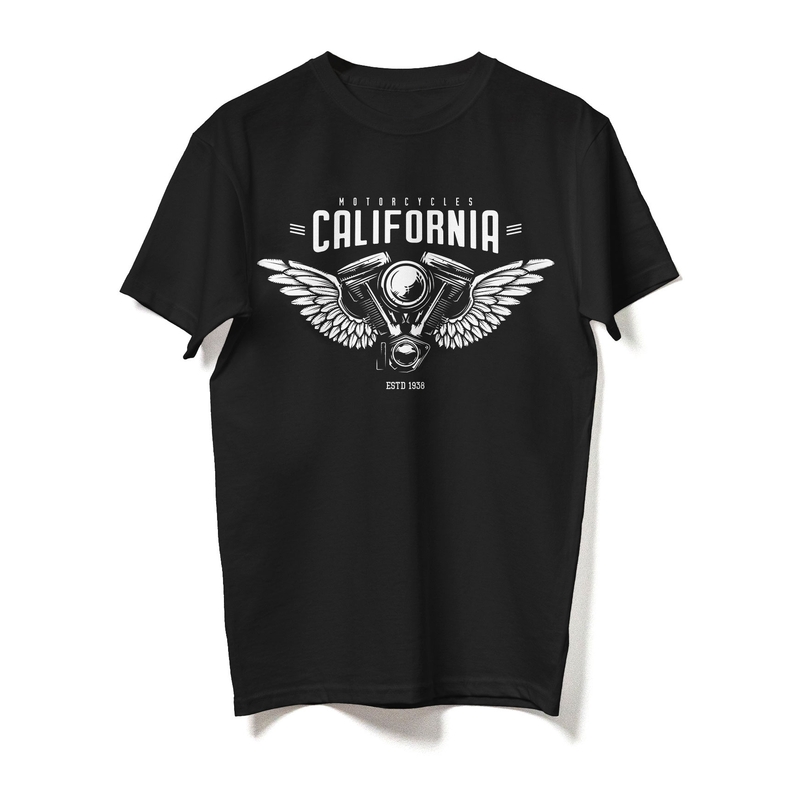 Triko RSA California černé výprodej