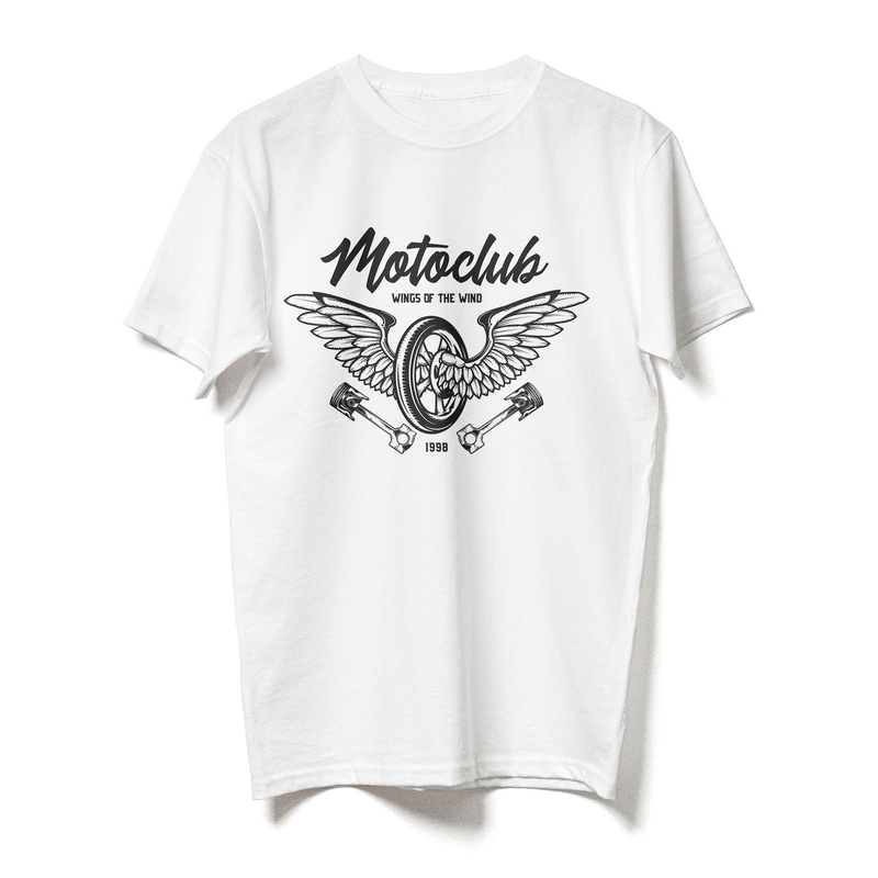 Triko RSA Motoclub bílé výprodej