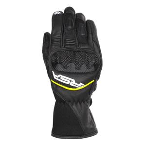 Rukavice na motorku RSA Airvent 2 černo-bílo-fluo žluté