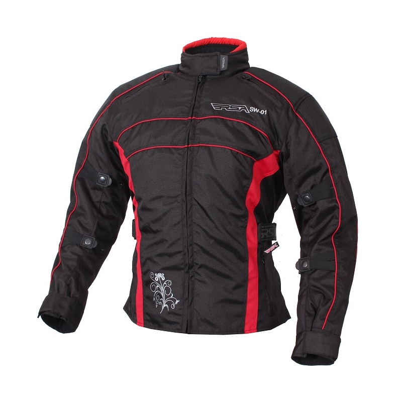 Moto bunda dámská RSA SW-01 červená výprodej