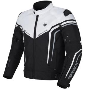 Bunda na motorku RSA Compact 2 EVO černo-šedo-bílá