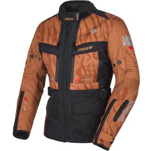 Dámská bunda na motorku RSA Dakar 2 pískovo-černo-červená