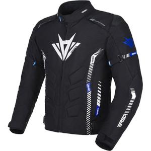 Bunda na motorku RSA Rider černo-bílo-modrá