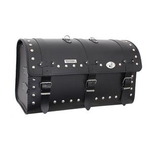 Kožený kufr na moto Chopper RSA-18B se zámkem